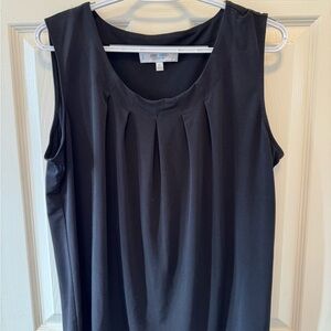 Jones Studio Black Sleeveless Blouse